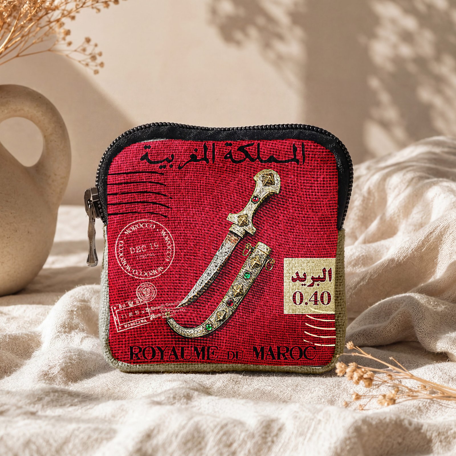Porte-monnaie Timbre Tradition Marocaine